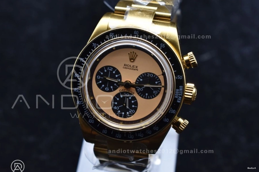 Best Dial YG YG 832 A on Edition YG Youthful Daytona Bracelet Black ADGF 0724